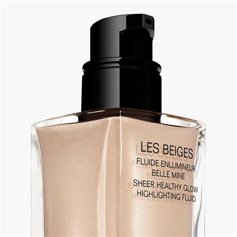 chanel face highlighter|chanel les beiges highlighting fluid.